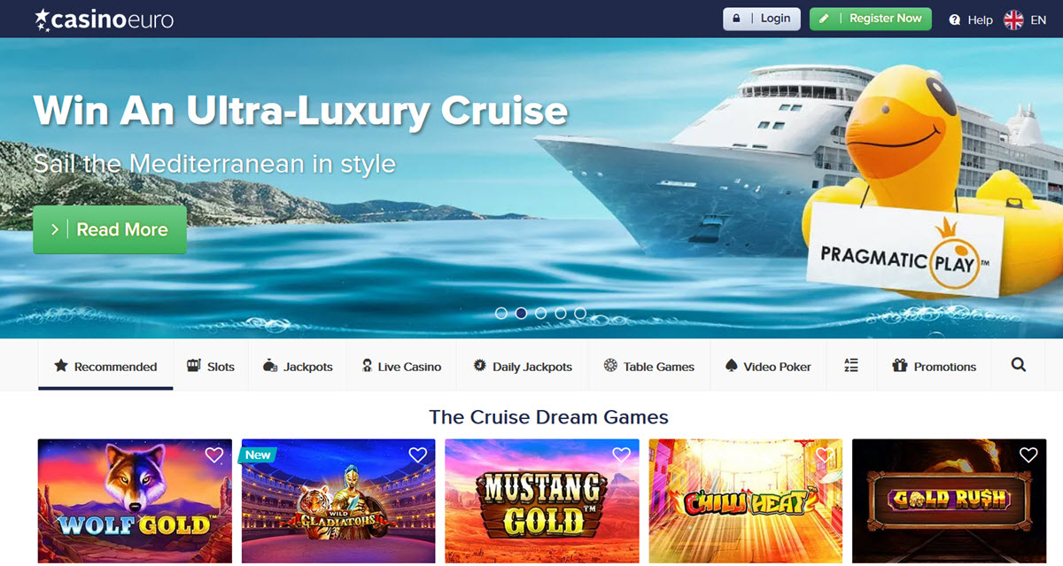 Casinoeuro free spins games